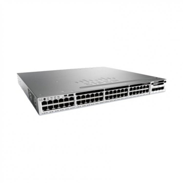 Коммутатор Cisco Catalyst 3850 48 Port PoE IP Base, Russia WS-C3850R-48P-S WS-C3850R-48P-S