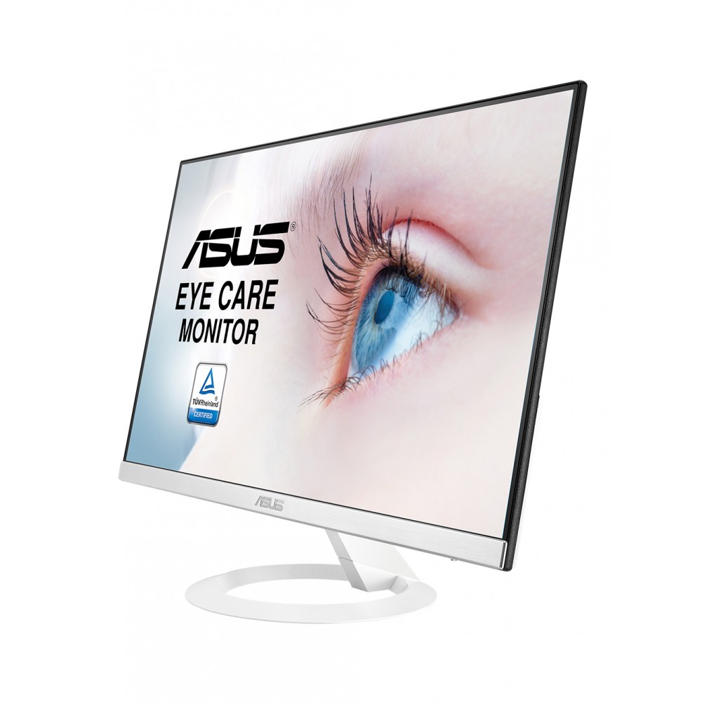 Монитор ASUS 23" VZ239HE-W IPS LED, 1920x1080, 5ms, 250cd/m2, 80Mln:1, 178°/178°, D-Sub, HDMI, Frameless, Tilt, VESA, внешн б/п, White, 90LM0332-B0167 90LM0332-B01670 90LM0332-B01670