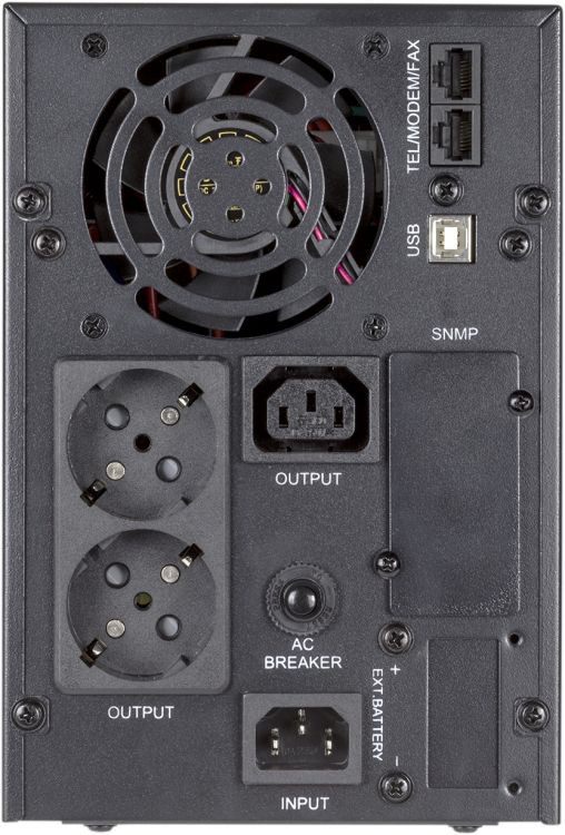 Источник бесперебойного питания Irbis Optimal  1500VA/1200W, Line-Interactive, LCD, 2xSchuko outlets, 1xC13 outlet, USB, SNMP Slot, Tower ISN1500ET ISN1500ET