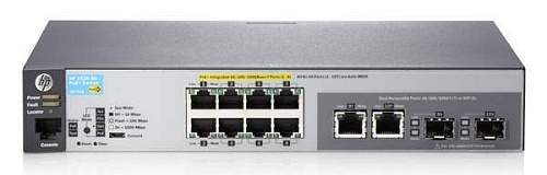 Коммутатор HPE Aruba 2530-8G-PoE+ Switch 8-портов 10/100/1000BASE-T PoE+/SFP J9774A J9774A