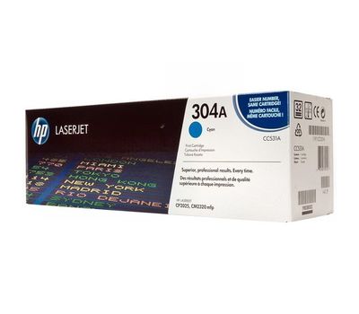 Тонер-картридж HP 304A Cyan для CLJ CM2320/CP2025 Contract (2800 стр) CC531AC CC531AC