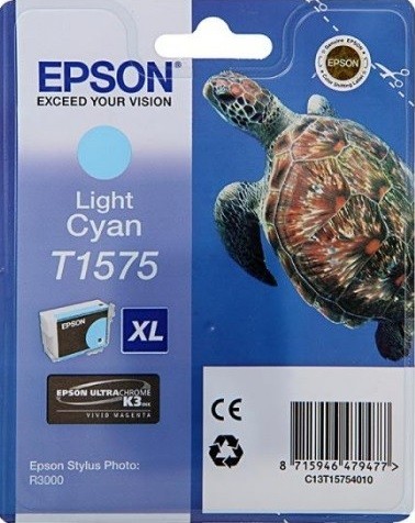 Картридж Epson C13T15754010  для Stylus Photo R3000 (светло-голубой) C13T15754010