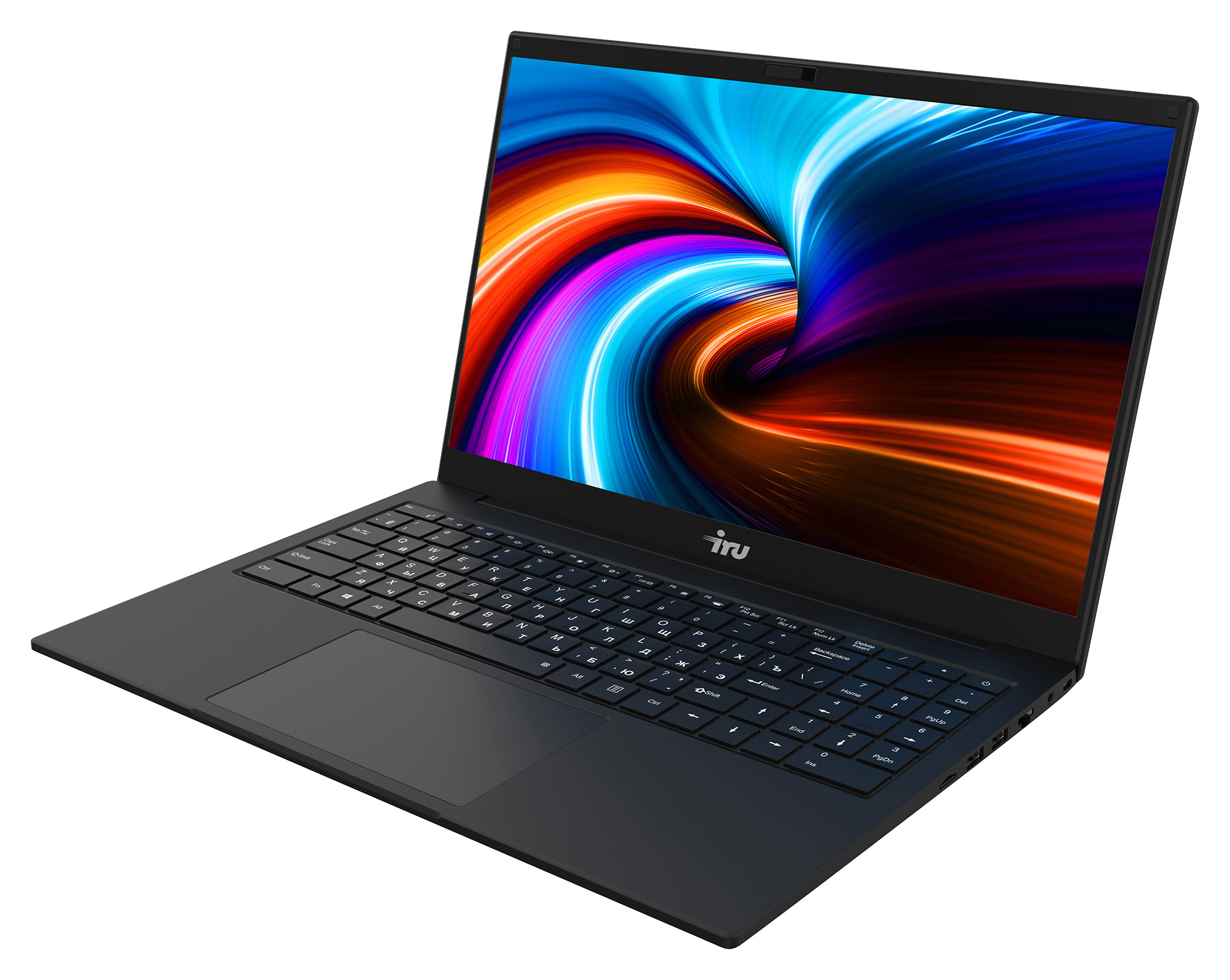 Ноутбук iRU Калибр 15TLI Core i3 1115G4 8Gb SSD256Gb Intel UHD Graphics 15.6" IPS FHD (1920x1080) Free DOS black WiFi BT Cam 7200mAh () 1871663 1871663