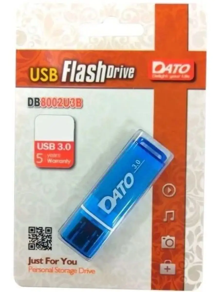 Флеш накопитель Dato DB8002U3B-128G 128Gb,USB 3.0,синий DB8002U3B-128G DB8002U3B-128G