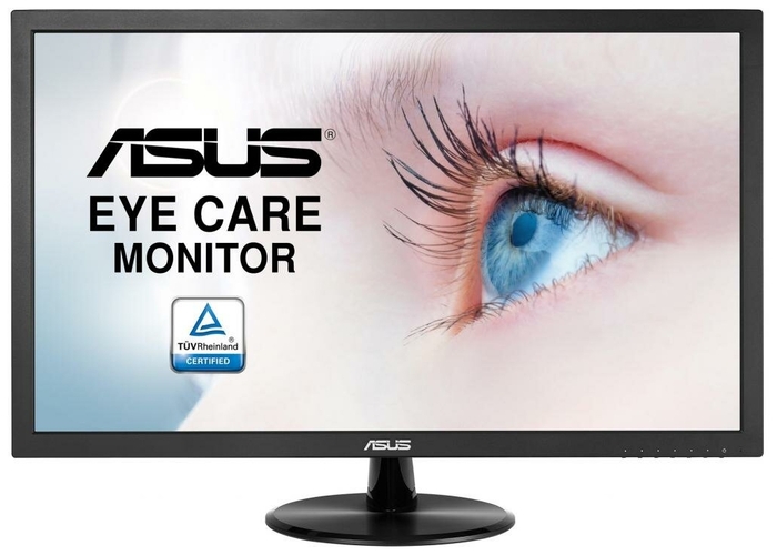 Монитор ASUS 23.6" VP247NA WLED VA monitor, 16:9, 1920x1080, 5ms(GTG), 250 cd/m2, 100M :1 (3000:1), 178°(H), 178°(V), D-Sub, DVI-D, Kensington lock, W 90LM01L0-B06170 90LM01L0-B06170