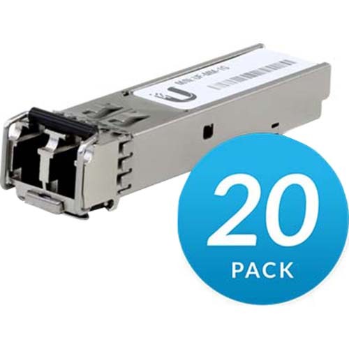 Модуль Ubiquiti UF-MM-1G-20 Модуль SFP, U Fiber, Multi-Mode Module, 1G, 20-Pack (комплект 20 шт.) UF-MM-1G-20 UF-MM-1G-20
