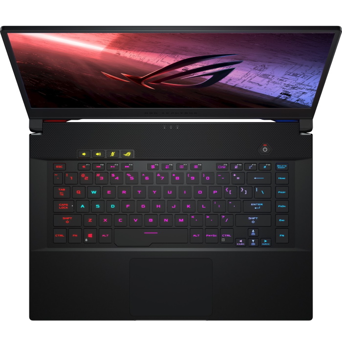 Ноутбук ASUS ROG GX502LXS-HF082T Zephyrus XMAS 15.6"(1920x1080 (матовый, 300Hz) IPS)/Intel Core i7 10875H(2.3Ghz)/16384Mb/2x512SSDGb/noDVD/Ext:nVidia GeForce RTX2080 Super Max-Q(8192Mb)/BT/WiFi/war 1y/1.9kg/Brushed Black/W10 90NR0311-M01700 90NR0311-M01700