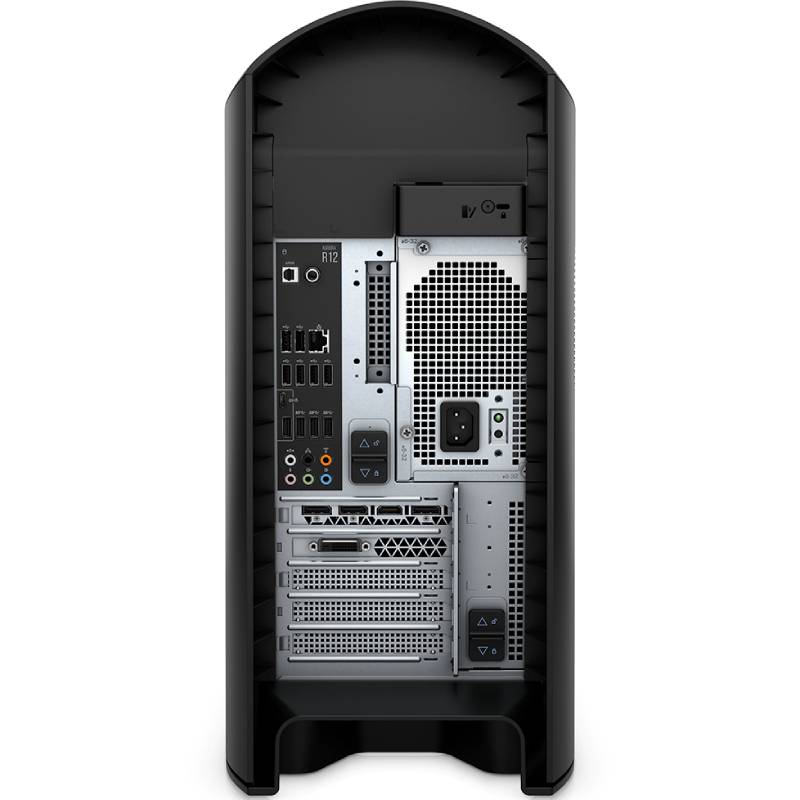 Персональный компьютер Dell Alienware Aurora R12 Core i7-11700F, 32GB DDR4, 1Tb SSD, Nvidia RTX 3080Ti 12GB GDDR6X, 2YW, Win 10 Home, Lunar Light, Wi-Fi/BT, KB&Mouse R12-7882 R12-7882