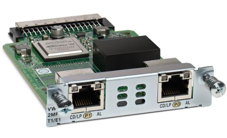 VWIC3-2MFT-T1/E1 Модуль 2-Port 3rd Gen Multiflex Trunk Voice/WAN Int. Card - T1/E1 VWIC3-2MFT-T1/E1=