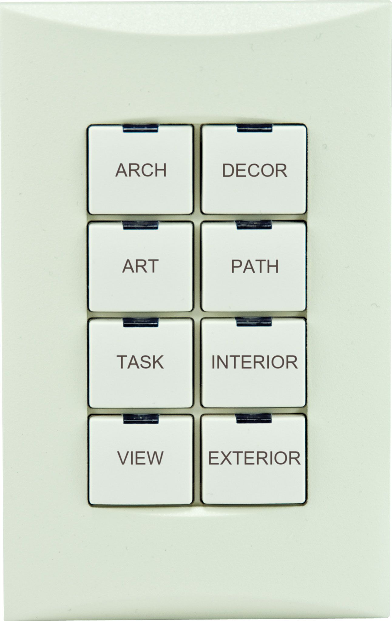 Панель управления Crestron 1-Gang Architectural Faceplate for CNX-B Designer Keypads, Unfinished B-G1-FPAR-UF B-G1-FPAR-UF #4