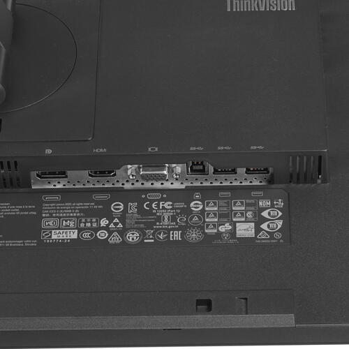 Монитор Lenovo 23,8" ThinkVision P24i-20 16:9 FHD (1920x1080) IPS, 4ms, CR 1000:1, BR 250, 178/178, 1xVGA, 1xHDMI1.4, 1xDP1.2, USB-Hub(4 x USB 3.2 Gen1), LTPS, 3YR 61F7MAT2EU 61F7MAT2EU