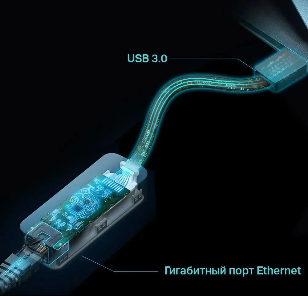 Сетевая карта TP-Link USB 3.0 to Gigabit Ethernet Network Adapter UE306 UE306