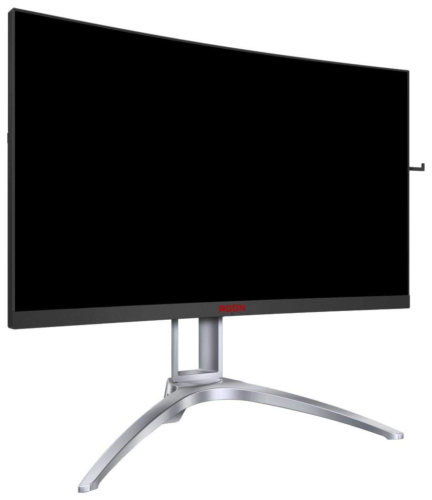 Монитор AOC 27'' [16:9] 2560х1440(WQHD) VA, Curved, nonGLARE, 400cd/m2, H178°/V178°, 3000:1, 50M:1, 16.7M, 1ms, VGA, 2xHDMI, 2xDP, USB-Hub, Height adj, Tilt, Swivel, Speakers, 3Y, Black-Silver AG273QCX AG273QCX
