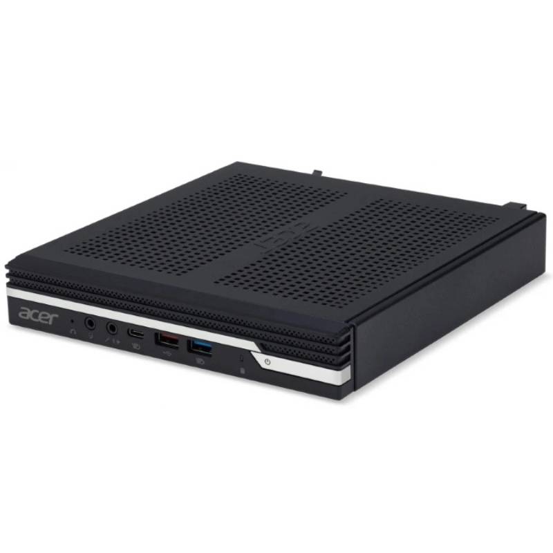 Персональный компьютер Acer Veriton N4670G Pen G6400, 4GB DDR4 2666, 128GB SSD M.2, Intel UHD 610, WiFi 6, BT, VESA, USB KB&Mouse, Endless OS, 3Y CI DT.VTZER.03G DT.VTZER.03G