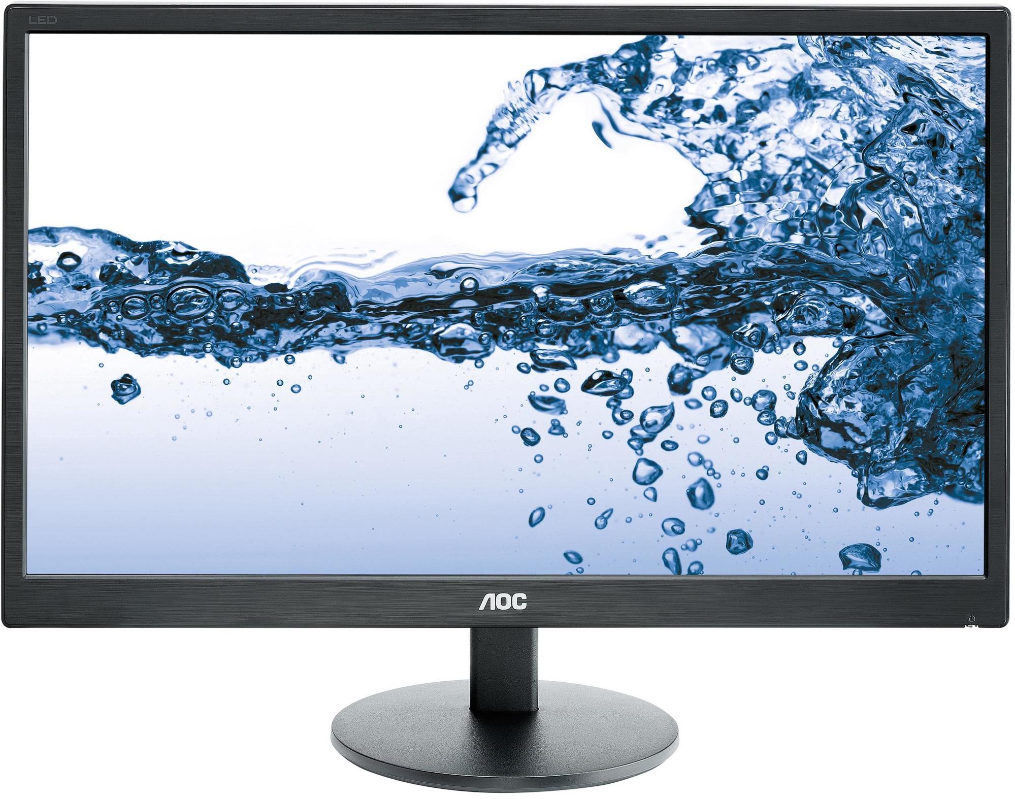 Монитор AOC 21.5" E2270SWDN Black WLED, 1920x1080, 5ms, 200 cd/m2, 600:1 (DCR 20M:1), D-Sub, DVI, vesa E2270SWDN/01 E2270SWDN/01