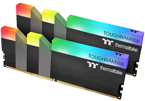 Модуль памяти Thermaltake 16GB DDR4 3000 DIMM TOUGHRAM RGB Black Gaming Memory Non-ECC, CL16, 1.35V, Heat Shield, XMP 2.0, Kit (2x8GB), RTL (522052) R009D408GX2-3000C16B R009D408GX2-3000C16B