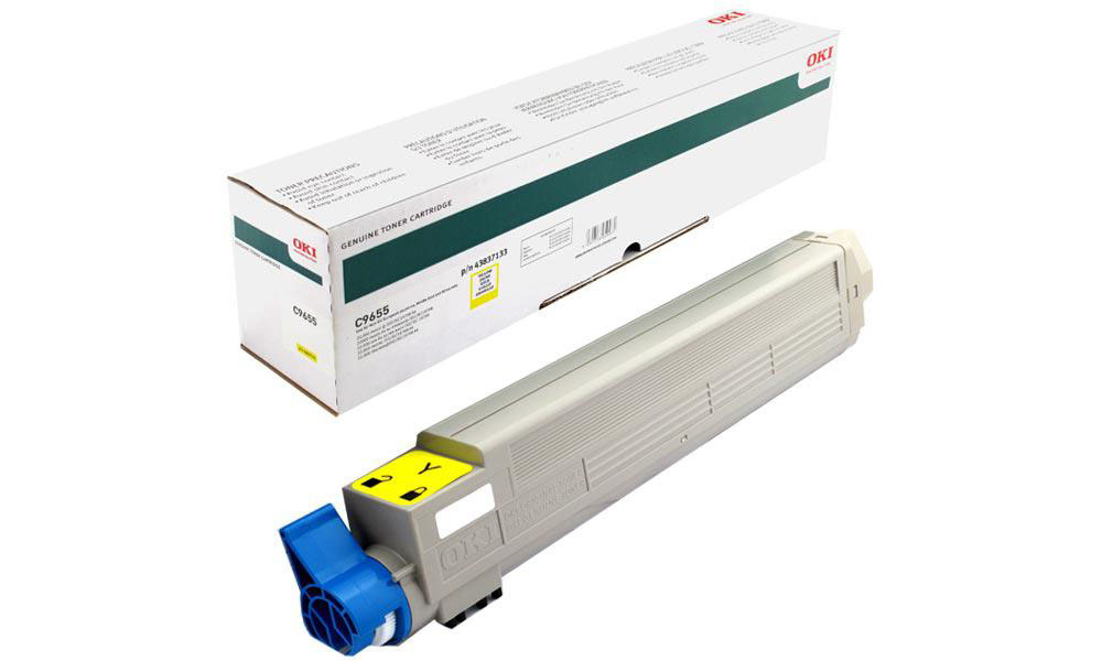 Тонер-картридж Oki C9655 22K (yellow) 43837133
