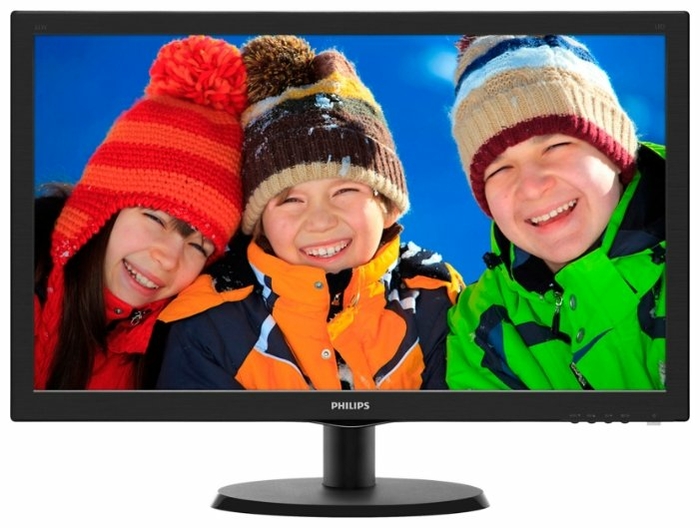 Монитор Philips 21.5" Black Hairline WLED, 1920x1080, 5ms, 250 cd/m2, 1000:1 (DCR 10M:1), D-Sub, DVI, vesa 223V5LSB 00/01 223V5LSB 00/01