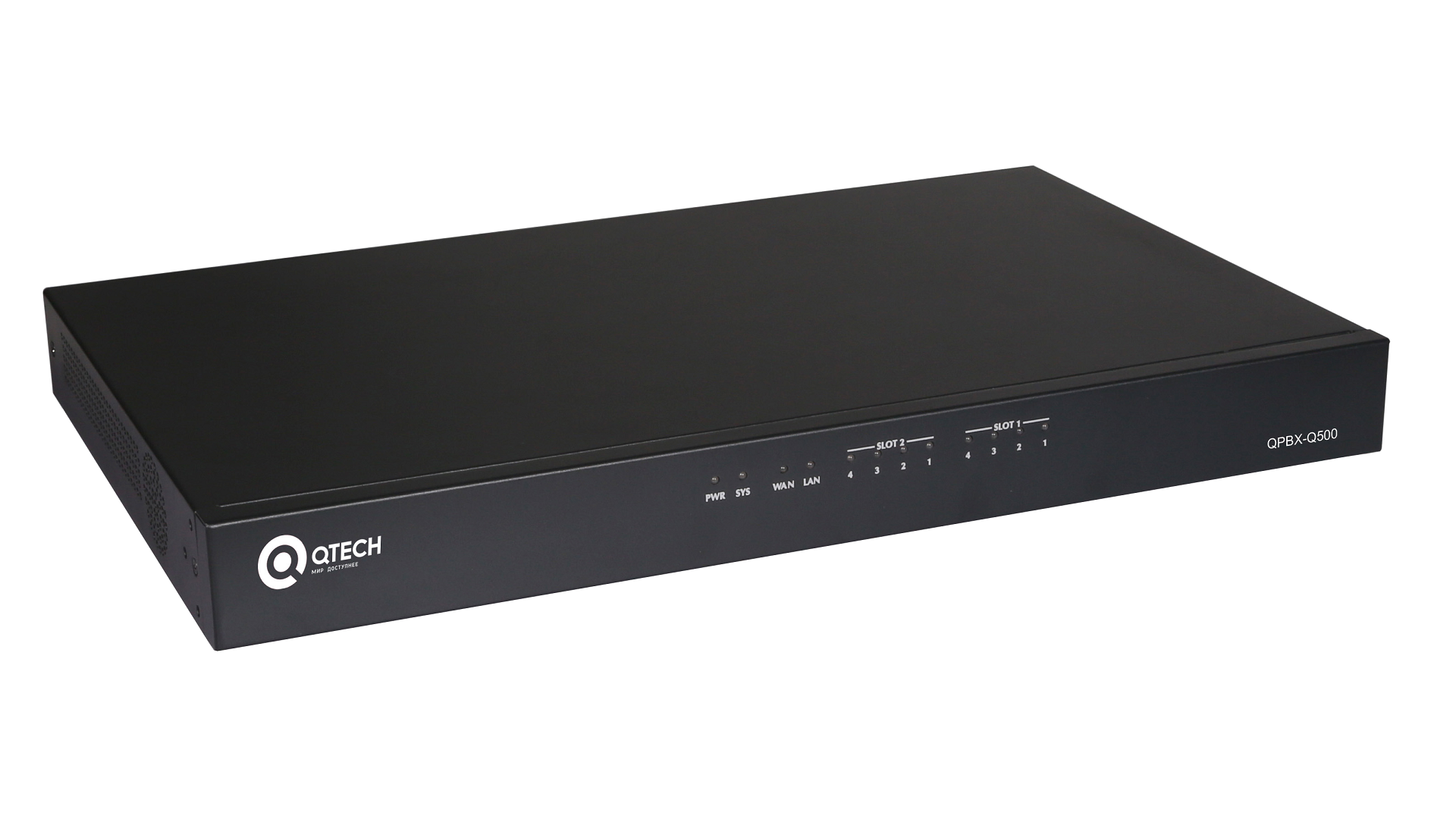 VoIP-оборудование Qtech QPBX-Q500 IP АТС на 500 SIP абонентов, 100 одновременных соединений, встроенный БП, 220В AC QPBX-Q500 QPBX-Q500