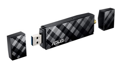 Адаптер Asus USB-AC56 // WI-FI 802.11ac, 400 + 867 Mbps USB 3.0 Adapter + внешняя антенна ; 90IG00A0-BM0N00 USB-AC56 USB-AC56