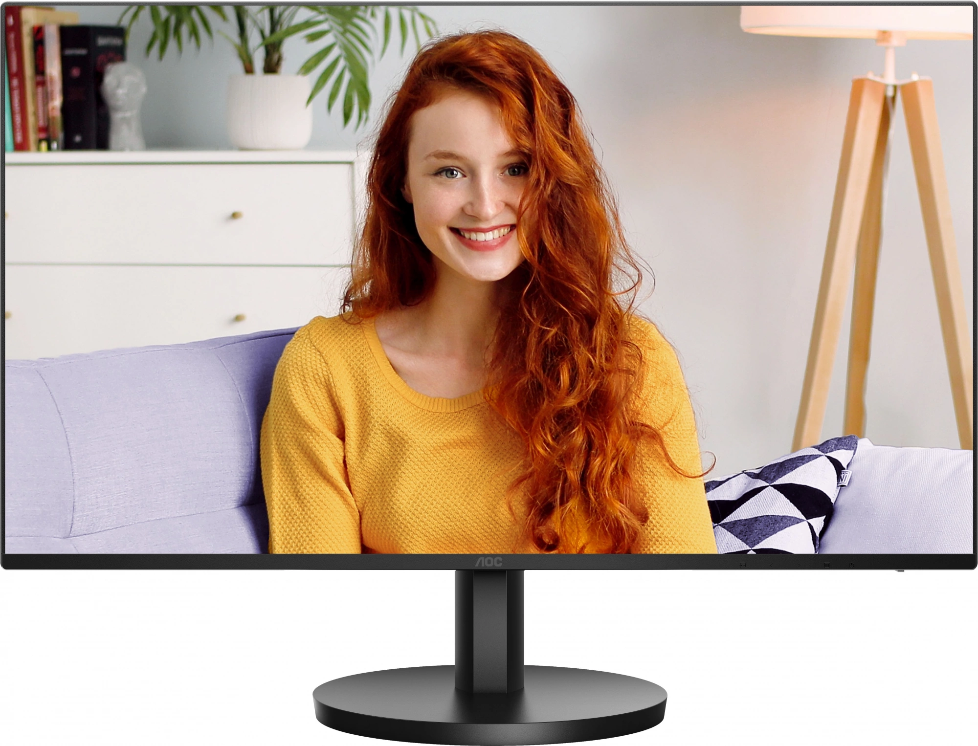 Монитор AOC Basic-Line 24B3HA2 23.8" черный IPS LED 4ms 16:9 HDMI матовая 250cd 178гр/178гр 1920x1080 100Hz VGA FHD 3.01кг 24B3HA2/01 24B3HA2/01