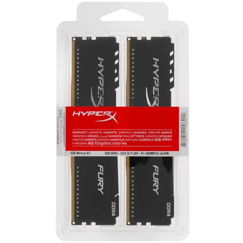 Модуль памяти Kingston  8GB PC24000 DDR4 KIT2 HX430C15FB3K2/8 HX430C15FB3K2/8 #1