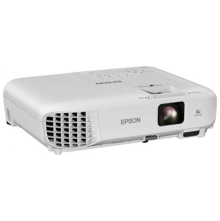 Проектор Epson EB-S05 SVGA (800х600), основной формат - 4:3, 3200 lm, 15 000:1, Wi-Fi (опционально), 2.4 кг. V11H838040 V11H838040