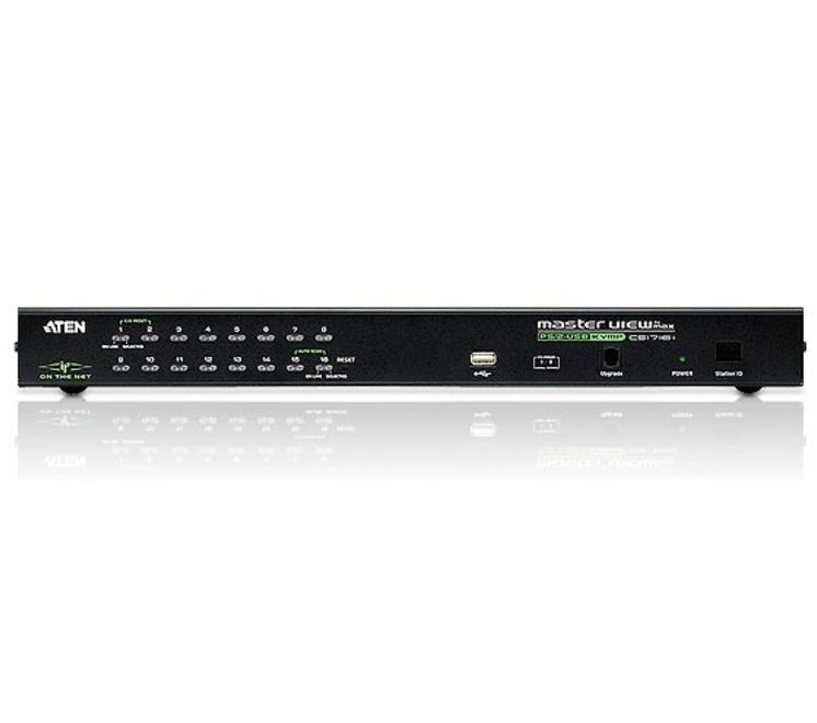 Переключатель ATEN 1U 16-портовый PS/2-USB КVМ переключатель c управлением через TCP/IP CS-1716i CS-1716i
