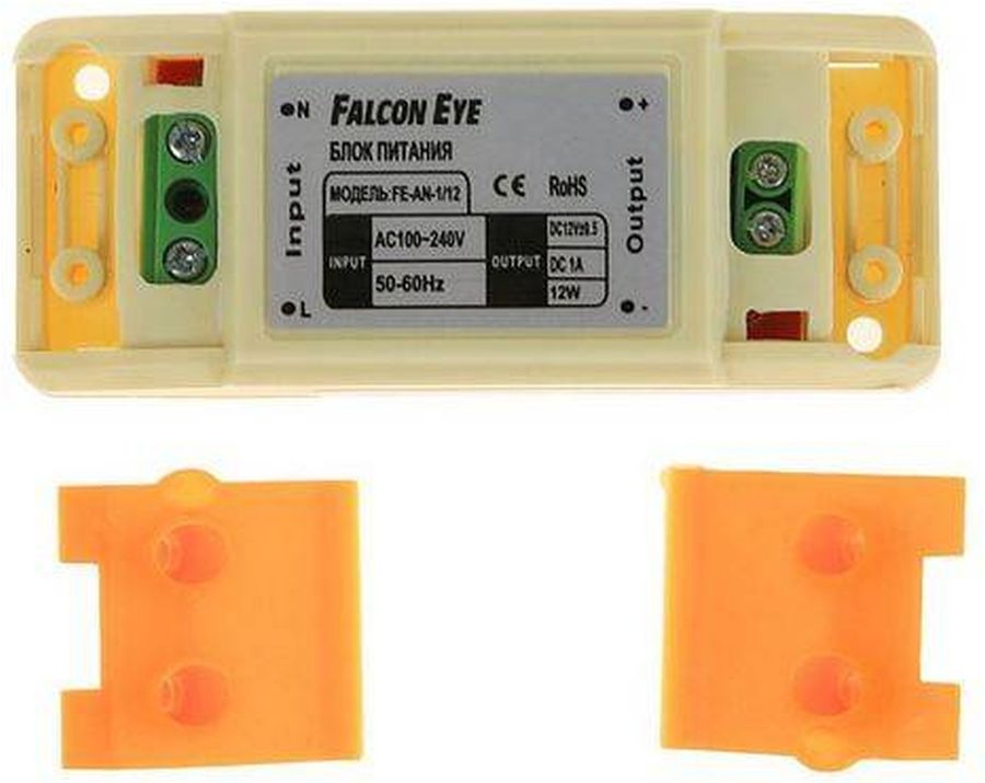 Блок Питания Falcon Eye FE-AN-1/12 Входное напряжение 87-264В, выходное 12В, номинальный ток 1A FE-AN-1/12 FE-AN-1/12