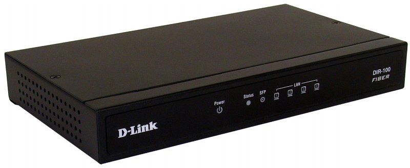 DIR-100/F Интернет-шлюз для Triple Play 4x10/100 LAN, 1xSFP 100BaseFX DIR-100/F