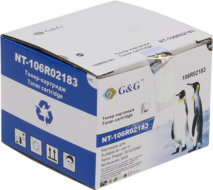 Тонер-картридж G&G для Xerox Phaser 3010/3040 WorkCentre 3045 (2300стр) NT-106R02183 NT-106R02183