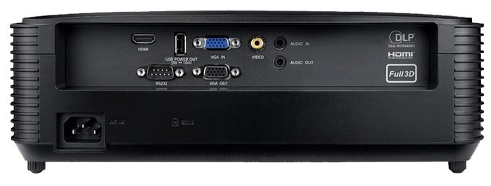 Проектор Optoma DW322 (DLP, WXGA 1280x800, 3800Lm, 22000:1, HDMI, VGA, Composite video, Audio-in 3.5mm, VGA-OUT, Audio-Out 3.5mm, 1x10W speaker, 3D Ready, lamp 6000hrs, Black, 3.04kg) E9PX7D701EZ3LR E9PX7D701EZ3LR #1