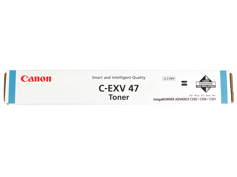 Тонер Canon C-EXV 47 голубой для iR ADV C250i/350i (21500 стр.) 8517B002 8517B002