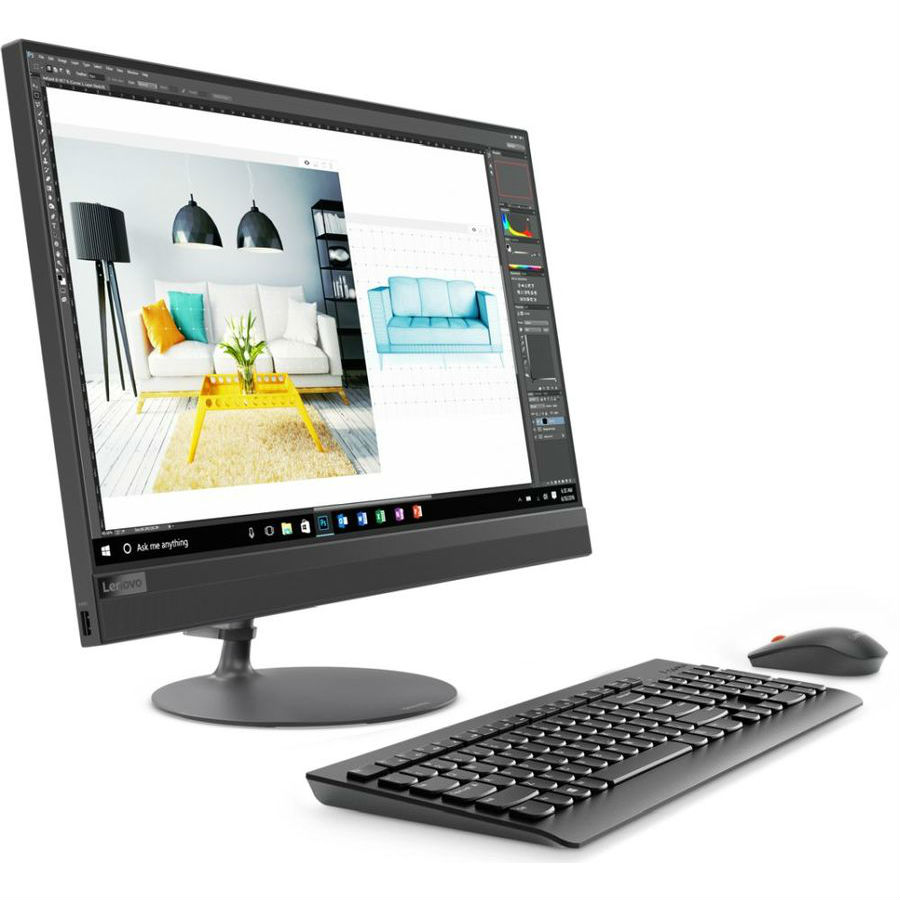 Моноблок Lenovo IdeaCentre AIO 520-24ARR   23.8"(1920x1080)/AMD A6 9500E(3Ghz)/4096Mb/1000Gb/DVDrw/Int:AMD Radeon R5/BT/WiFi/war 1y/6.17kg/black/DOS + Клавиату F0DN004BRK F0DN004BRK