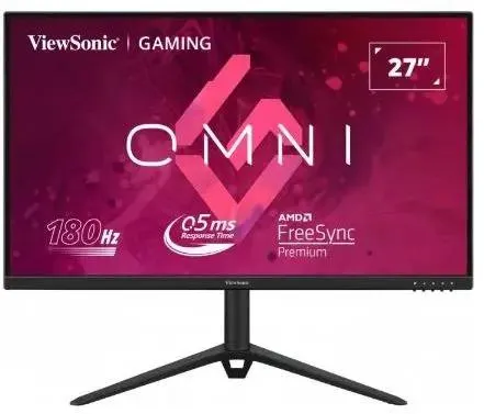 Монитор ViewSonic  27" (1920x1080), 16:9, IPS, 250 кд/м2, 1000:1, 0.5 мс, 180 Гц, по горизонтали: 178°, по вертикали: 178°, подключение: HDMI, DisplayPort, черный VX2728J VX2728J