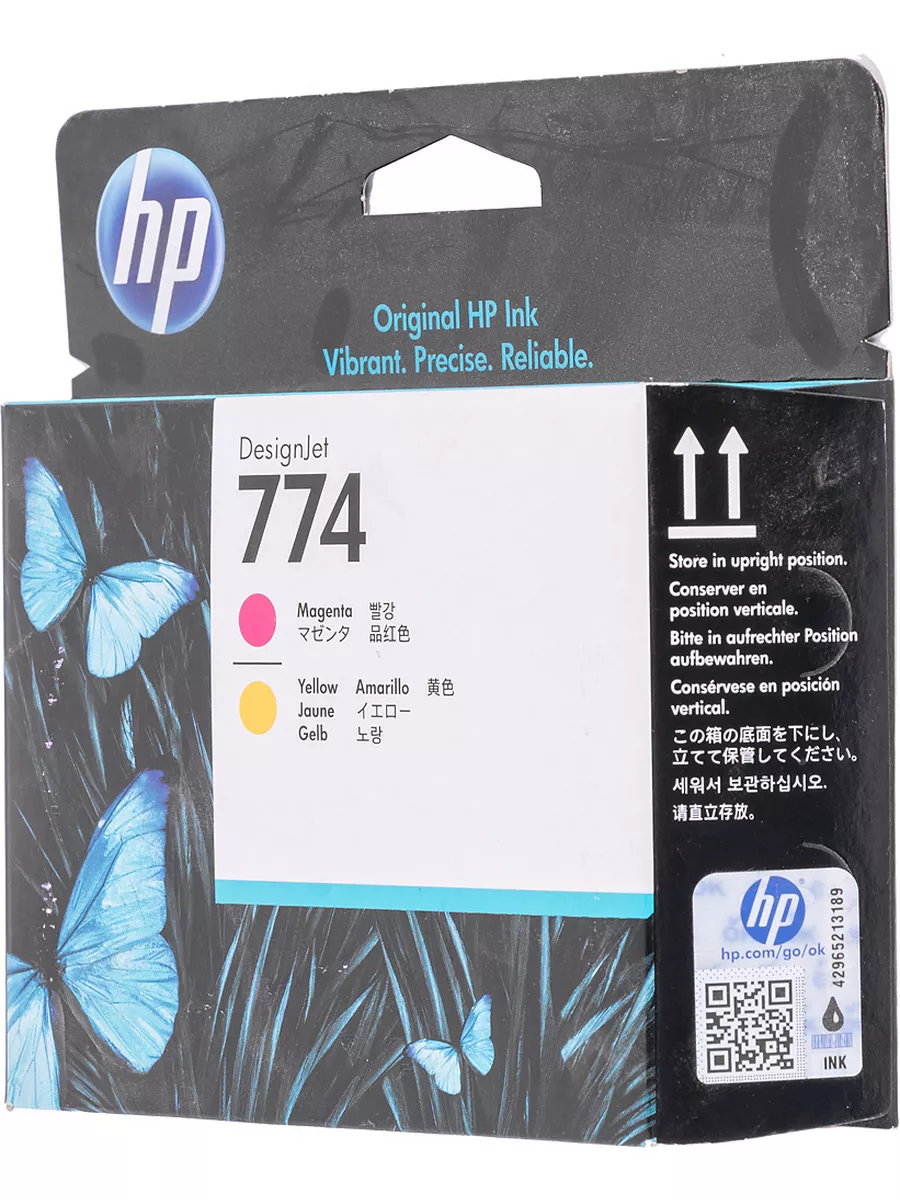 Печатающая головка HP 774 для HP DesignJet Z6810, пурпурная и желтая P2V99A P2V99A