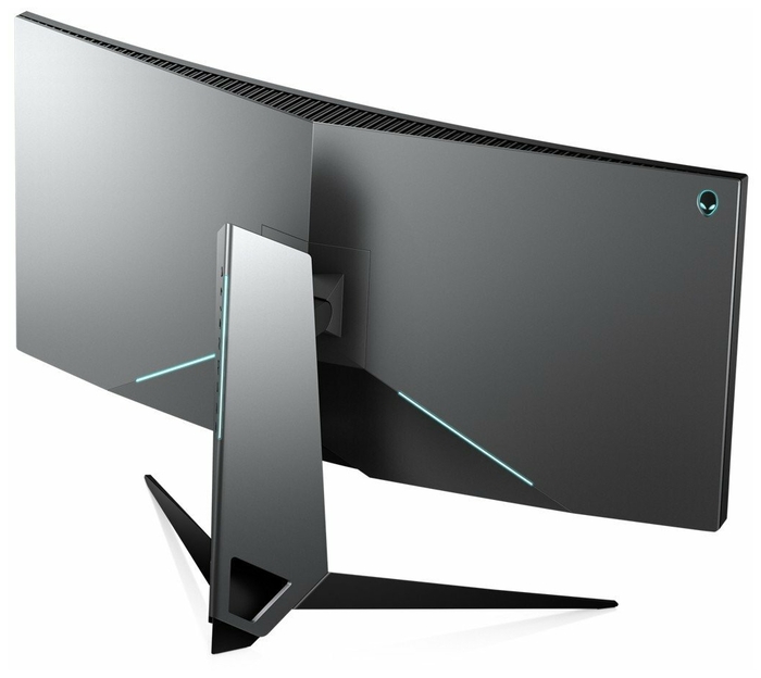 Монитор Dell 34.1" AW3418DW, Curved, IPS, 3440x1140, 4ms, 300cd/m2, 1000:1, 178/178, Height adjustable, Swivel ,HDMI, DP, 4xUSB 3.0, Alien FX Lightning, G- 3418-7056 3418-7056
