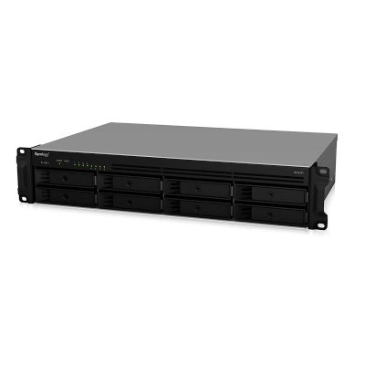 Сетевое хранилище Synology Rack 2U QC2.4GHzCPU/2GbDDR3-L(upto16)/RAID0,1,5,6,10/upto 8 hot plug HDDs SATA(3,5'or2,5')(upto 12 with RX418)/2xUSB3.0/1eSATA/iSCSI/4xGbE RS1219+ RS1219+