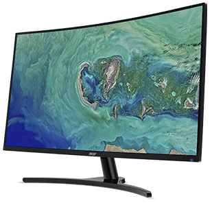 Монитор Acer 31,5" ED322QRPbmiipx (16:9)/VA(LED)/ZF/1920x1080/144Hz/4ms/250nits/3000:1/2xHDMI(1.4)+DP(1.2a)+Audio out/3Wx2/DP/HDMI FreeSync/Black Curved 1800R UM.JE2EE.P01 UM.JE2EE.P01