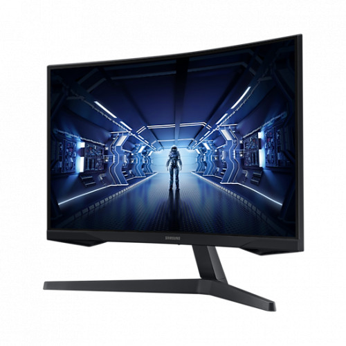 Монитор Samsung 27" Odyssey G5 C27G55TQMW VA изогнутый 2560x1440 1ms 2500:1 250cd 178/178 HDMI DP FreeSync 144Hz HDR FreeSync Premium VESA Black 1 year LC27G55TQMWXUE LC27G55TQMWXUE