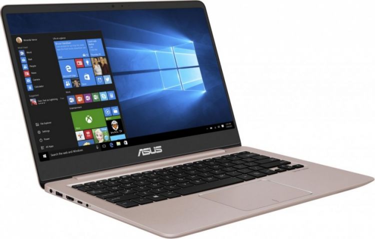 Ноутбук ASUS Zenbook UX410UF-GV029T Core i5-8250U/8Gb/1Tb+128GB M.2 SSD/GF MX130 2Gb/14.0"/FHD (1920x1080)AG/WiFi/BT/Cam/Windows 10/ROSE GOLD/Illuminated KB/1,4kg/Sleeve (90NB0HZ4-M00470) 90NB0HZ4-M00470