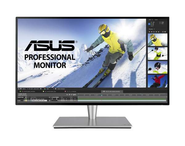 Монитор ASUS 27" PA27AC Professional Monitor, WQHD (2560x1440), IPS 4 side-frameless, HDR, 100% sRGB/Rec.709, △E< 2, Thunderbold TypeC USB 3/BK 90LM02N0-B01370 90LM02N0-B01370