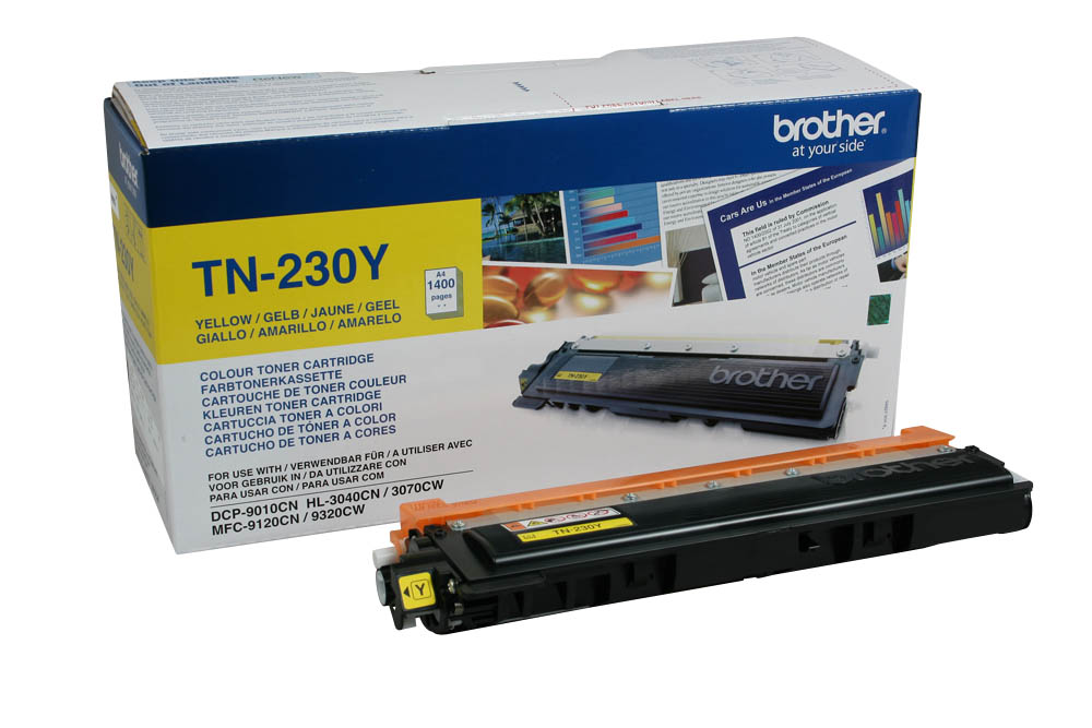 Картридж Brother  (1400 стр.) HL3040/DCP9010CN/MFC9120CN (TN-230Y) TN-230Y