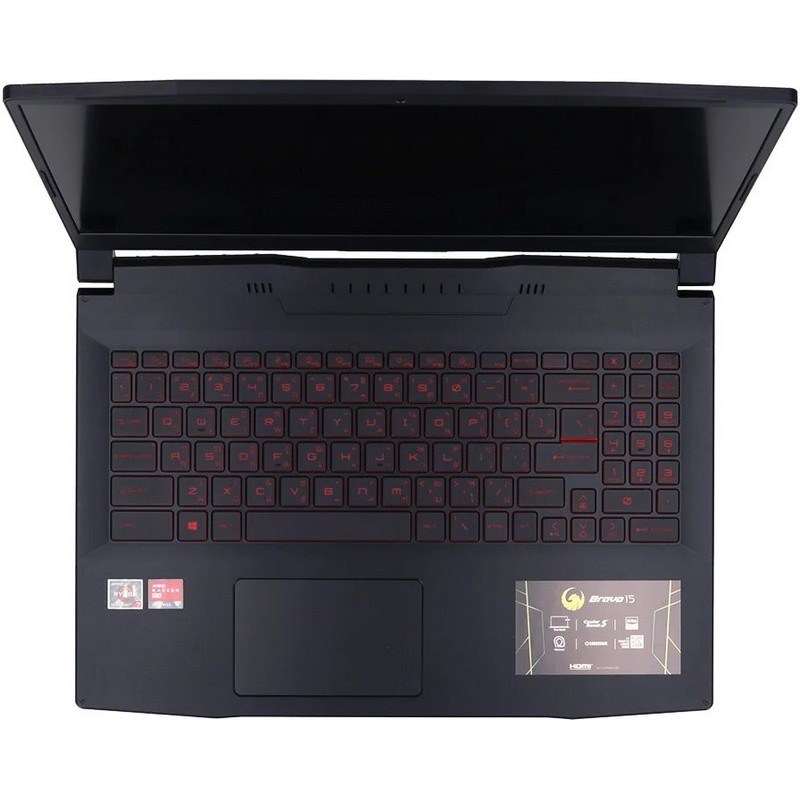 Ноутбук MSI Bravo 15 B5DD-041XRU 15.6"(1920x1080 (матовый, 144Hz) IPS)/AMD Ryzen 5 5600H(3.3Ghz)/8192Mb/512PCISSDGb/noDVD/Ext:AMD Radeon RX 5500M(4096Mb)/Cam/BT/WiFi/war 1y/1.96kg/black/DOS 9S7-158K12-041 9S7-158K12-041
