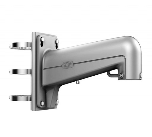 Крепление Hikvision DS-1602ZJ-pole-P на столб,серое,для DS-2CD6Axx камер,алюминий DS-1602ZJ-pole-P DS-1602ZJ-pole-P