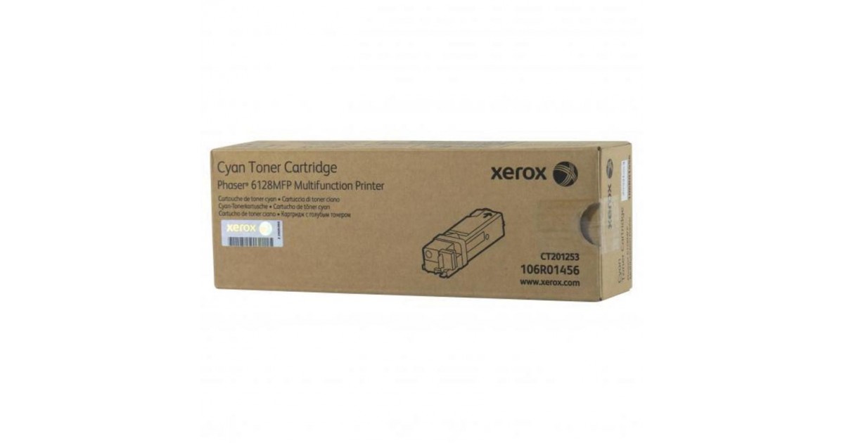 Картридж Xerox лазерный голубой (2500стр.) для Xerox Ph 6128 106R01456 106R01456 #1