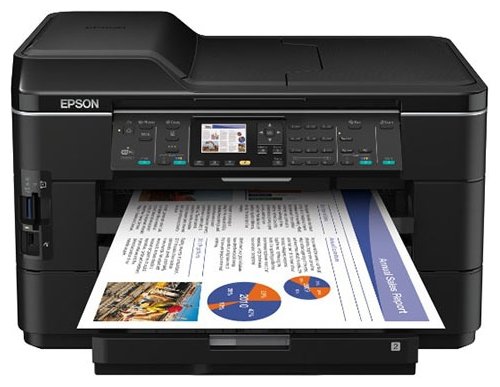 МФУ Epson WorkForce WF-7525 (А3/принтер/сканер/копир/факс 4-цветная система печати) C11CB58311