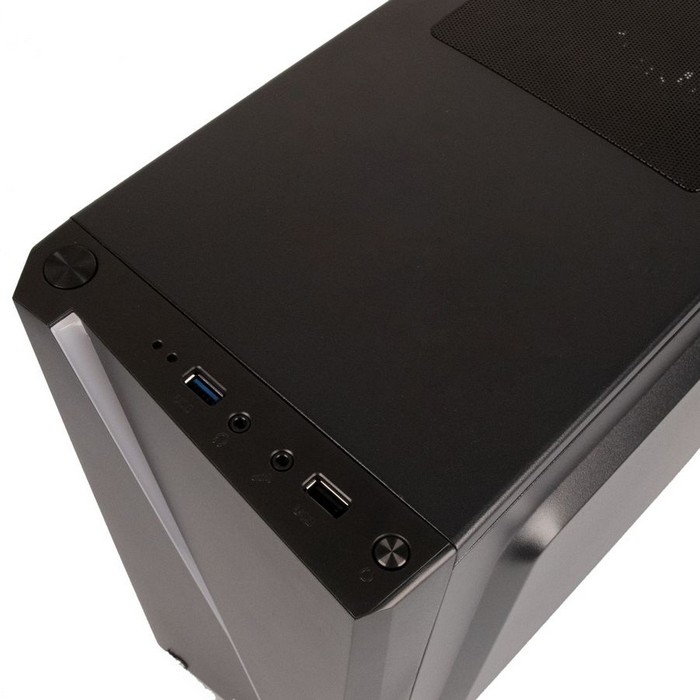 Персональный компьютер iRU Home 520B4GE MT Ryzen 5 5600G (3.9) 8Gb SSD480Gb RGr Free DOS GbitEth 500W черный 1630730 1630730
