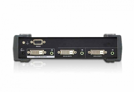 Разветвитель ATEN Video Splitter, DVI Dual Link+Audio, 1> 2 монитора/port,   5 метр,, F, без шнуров, Б,П,220> 5,3V, (2560x1600 60Hz;5 лет гар+электростраховка; VS172-A7-G VS172-A7-G