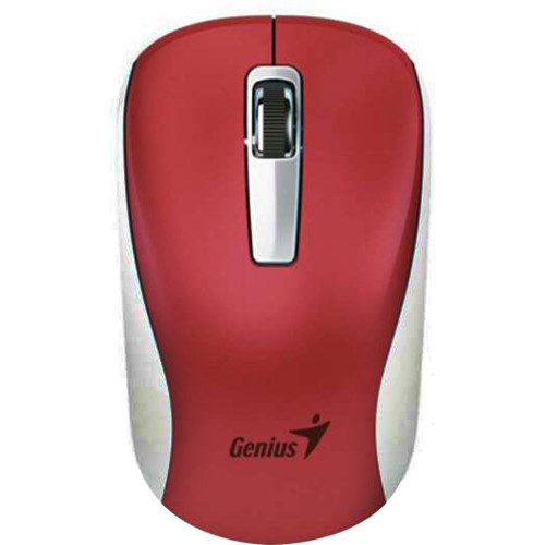 Мышь Genius NX-7010 white+red, 2.4GHz wireless, BlueEye 1200 dpi, 1xAA 31030114111 31030114111